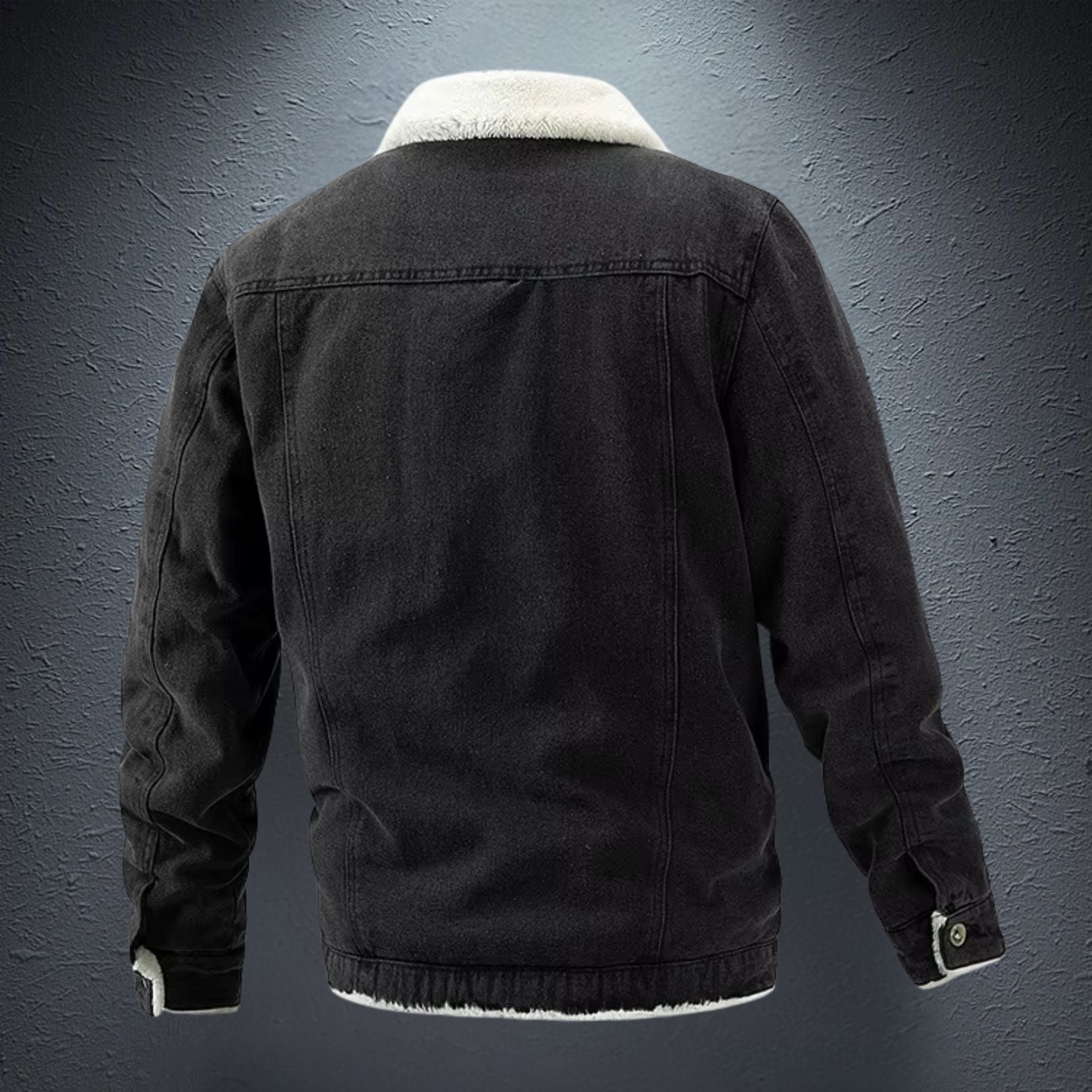 Dames Denim Jas met Fleece Voering 3