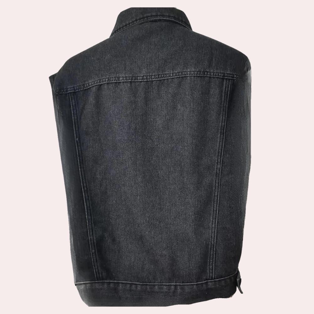Dames Denim Vest Klassiek 4