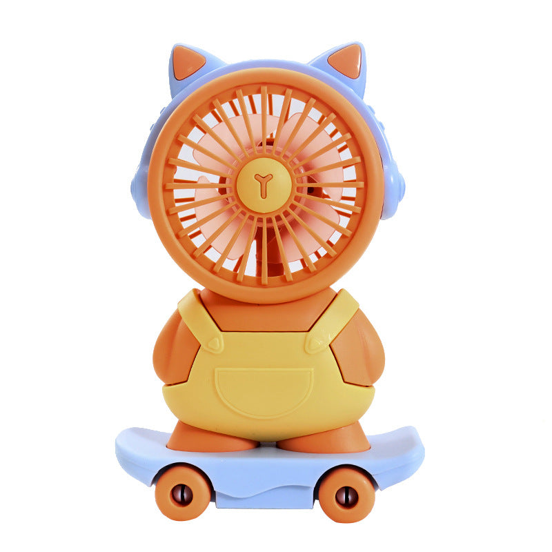 Dames Draagbare Handventilator met Creatief Dierenontwerp 5