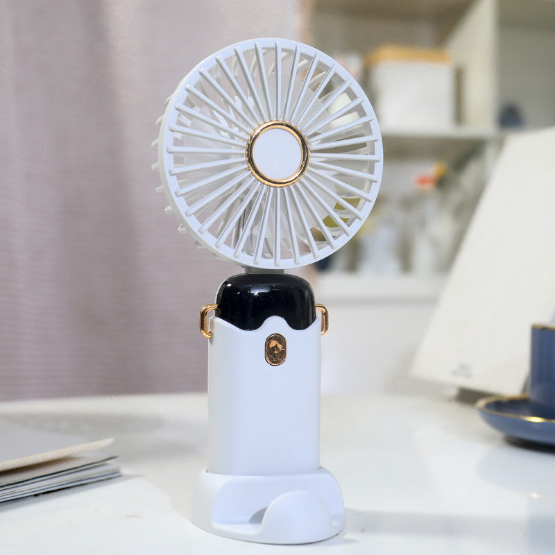 Dames Draagbare Handventilator met Sprayfunctie en USB-oplaadbaarheid 0