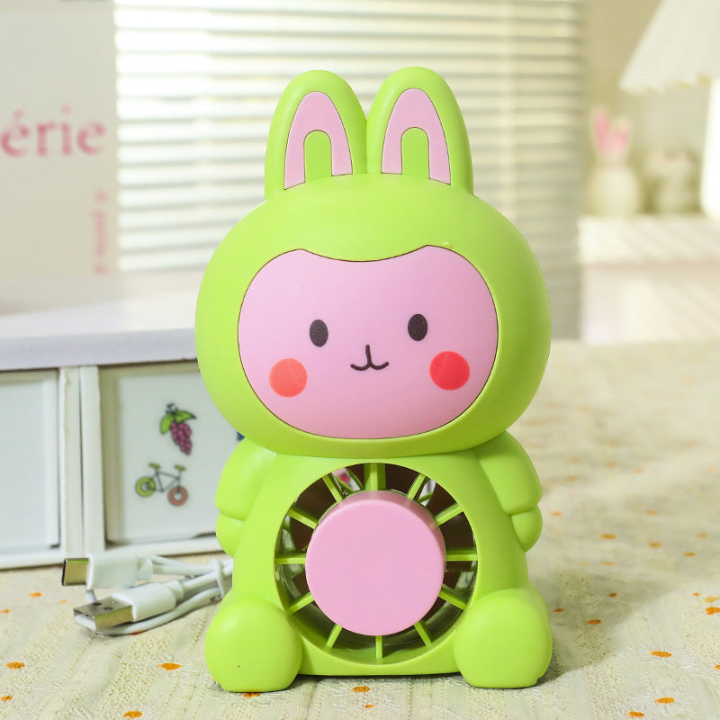 Dames Draagbare Miniventilator met Dierendesign 6