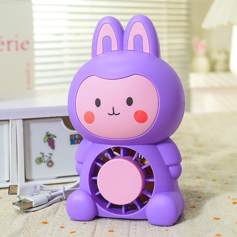Dames Draagbare Miniventilator met Dierendesign 8
