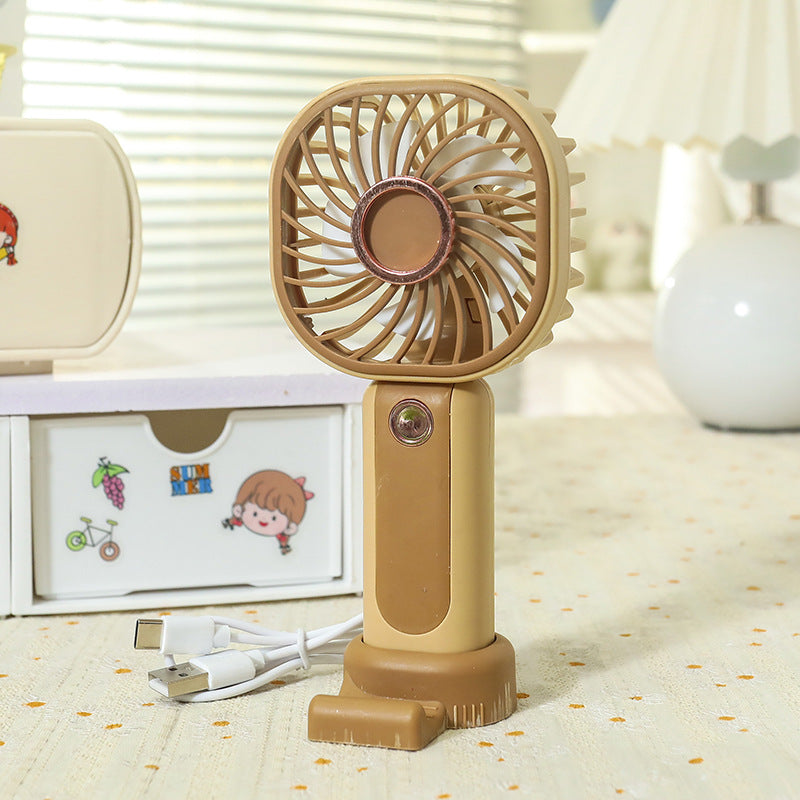 Dames Draagbare Miniventilator met Verstelbare Kantelhoek 0