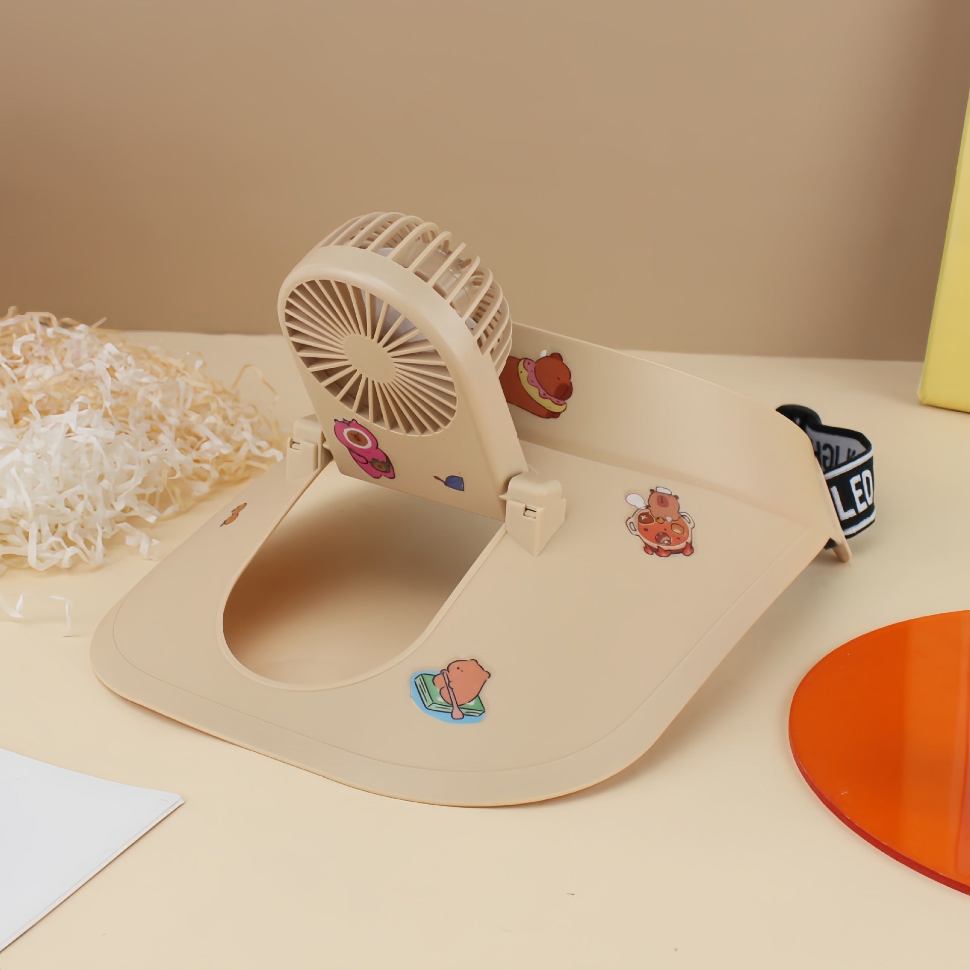 Dames Draagbare Nekventilator Lichtgewicht Ergonomisch Ontwerp met Instelbare Snelheden 5