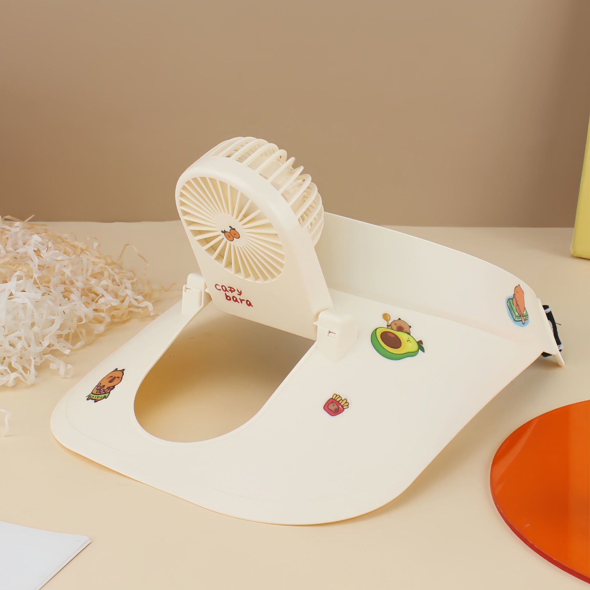 Dames Draagbare Nekventilator Lichtgewicht Ergonomisch Ontwerp met Instelbare Snelheden 7