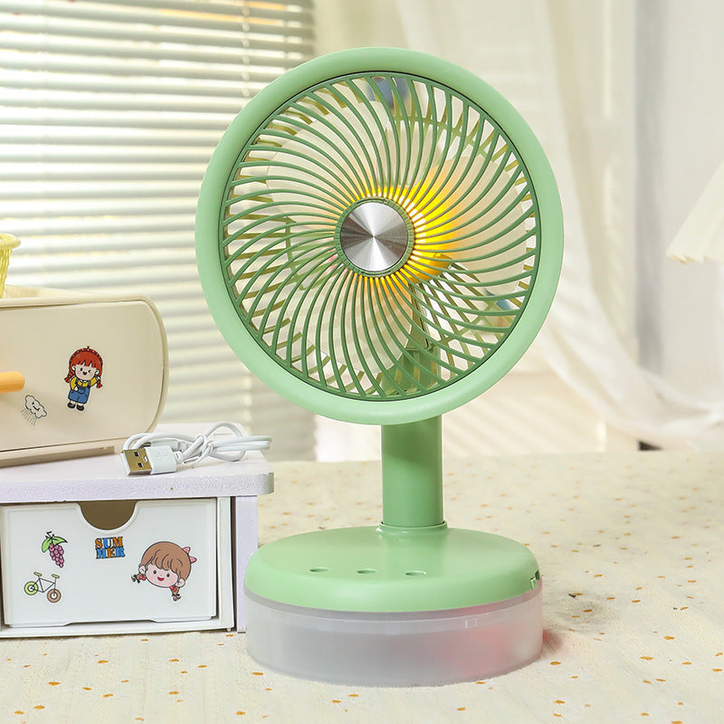 Dames Draagbare Tafelventilator Stijlvol en Flexibel 0