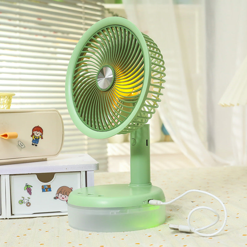 Dames Draagbare Tafelventilator Stijlvol en Flexibel 4