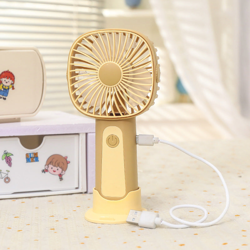 Dames Draagbare USB Handventilator Verstelbare Hoek 5