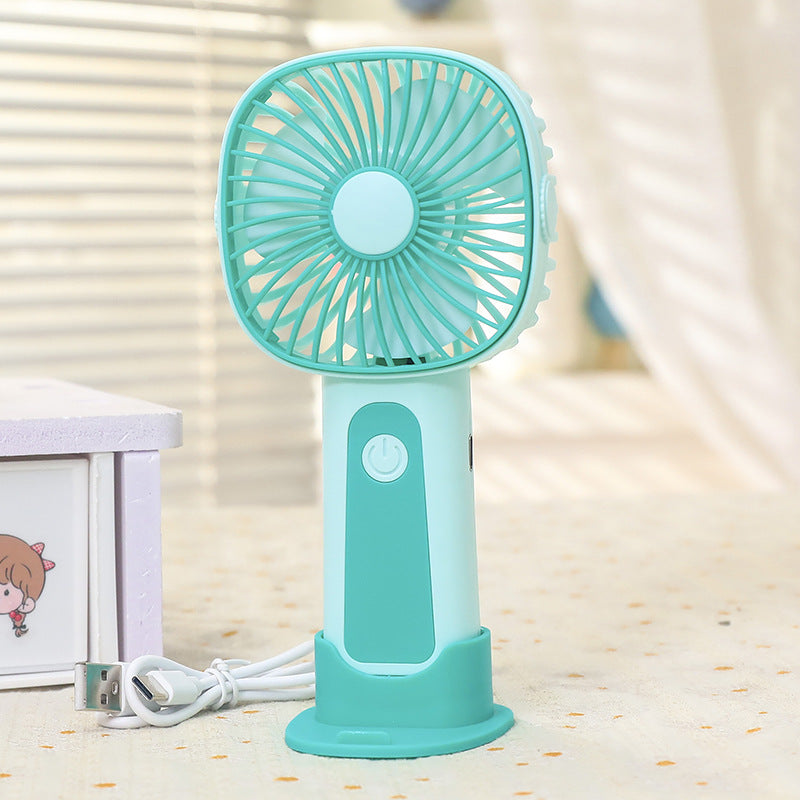 Dames Draagbare USB Handventilator Verstelbare Hoek 9