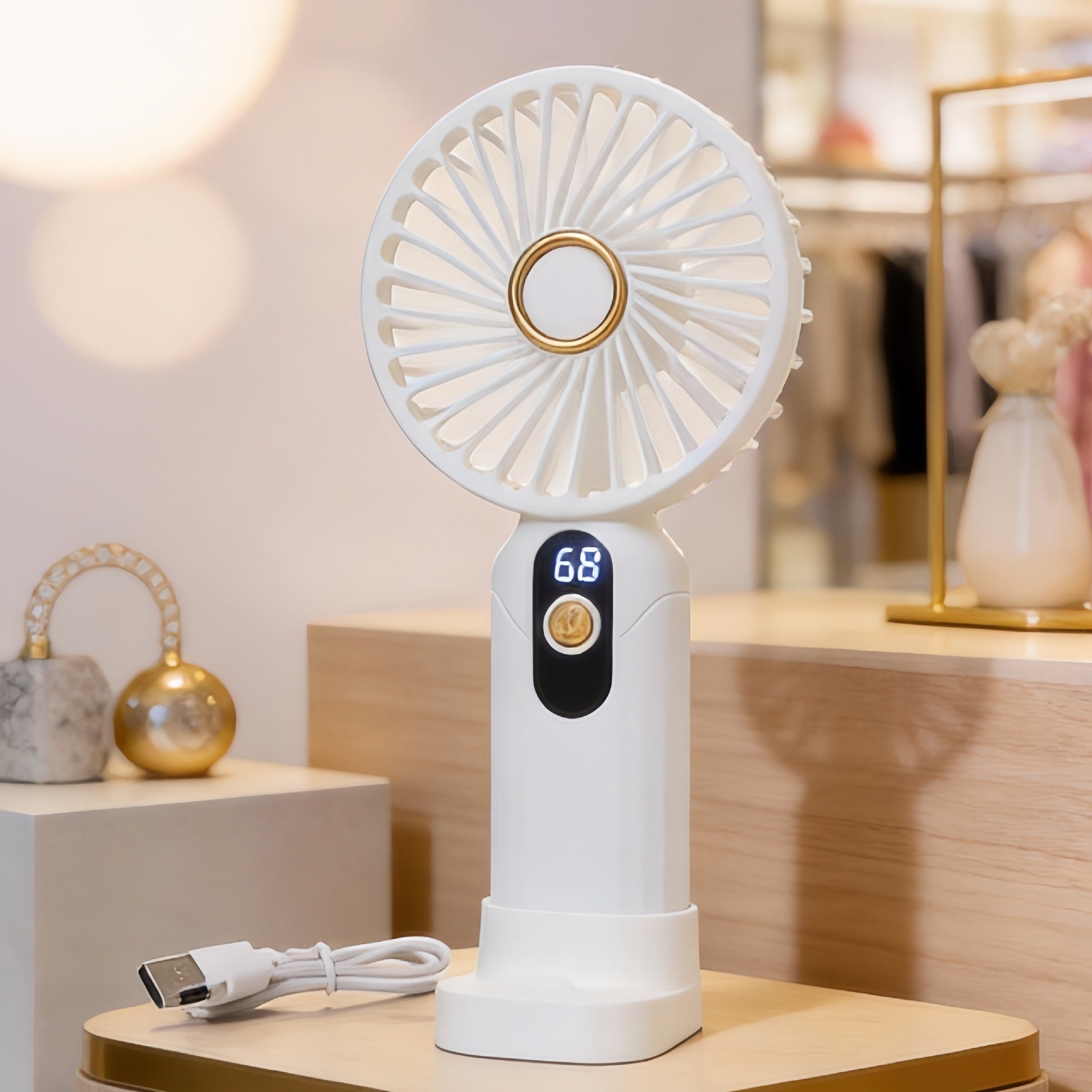 Dames Draagbare USB Ventilator Compact 6