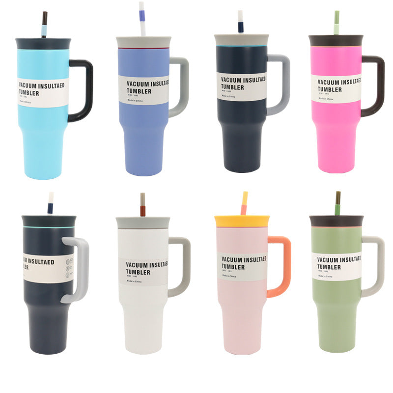 Dames Drinkbeker met Handvat en Rietje 1