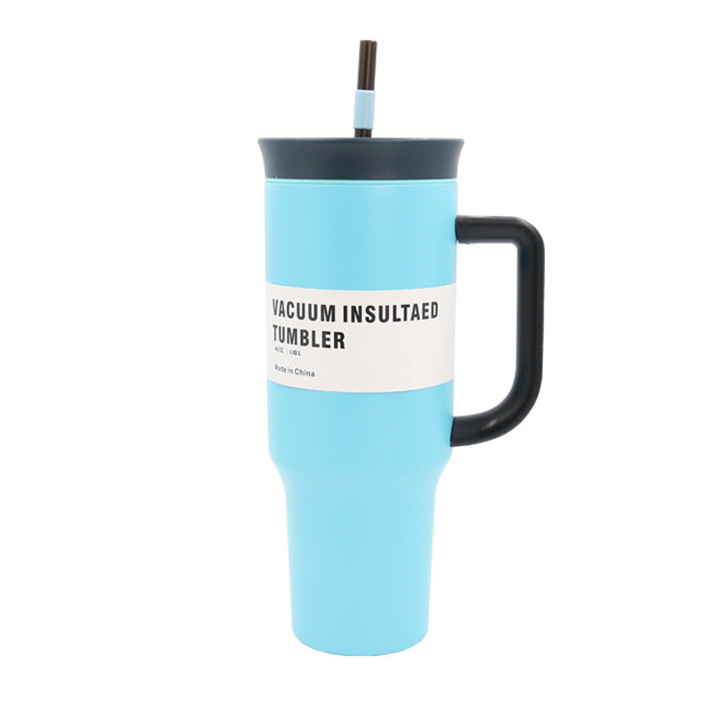 Dames Drinkbeker met Handvat en Rietje 9