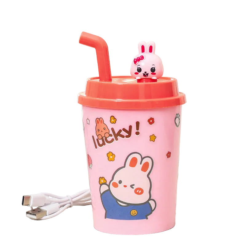 Dames Drinkbeker met Rietje en Dierendesign 0