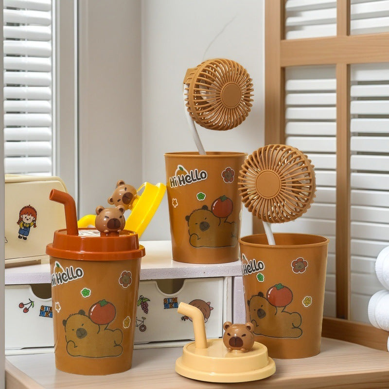 Dames Drinkbeker met Rietje en Dierendesign 1