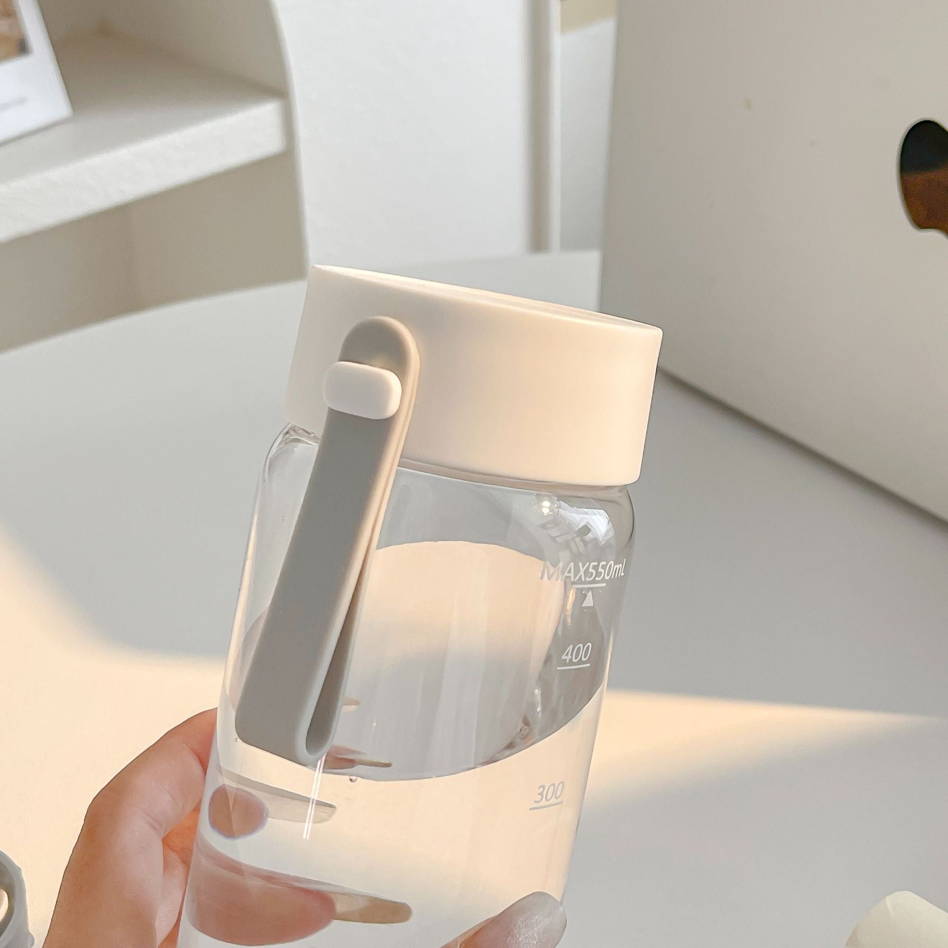 Dames Drinkfles met Handig Deksel en Meetschaal 3