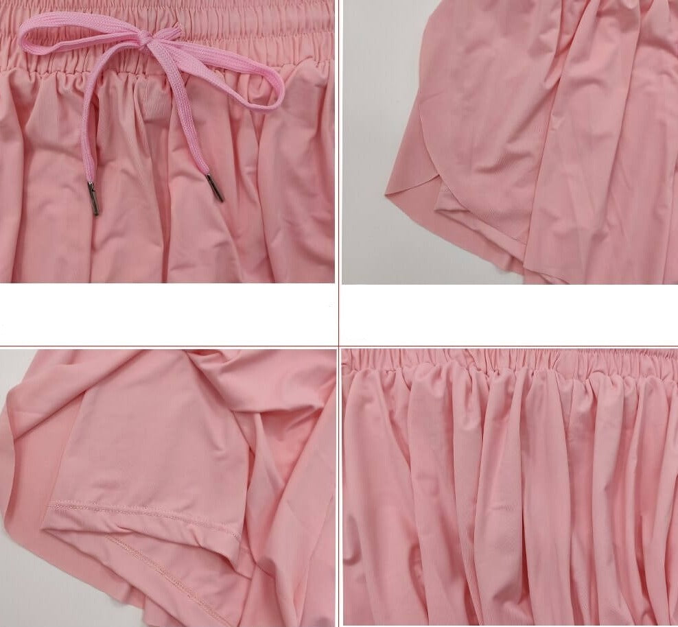 Dames Fitness Shorts 2-in-1 Flowing 4