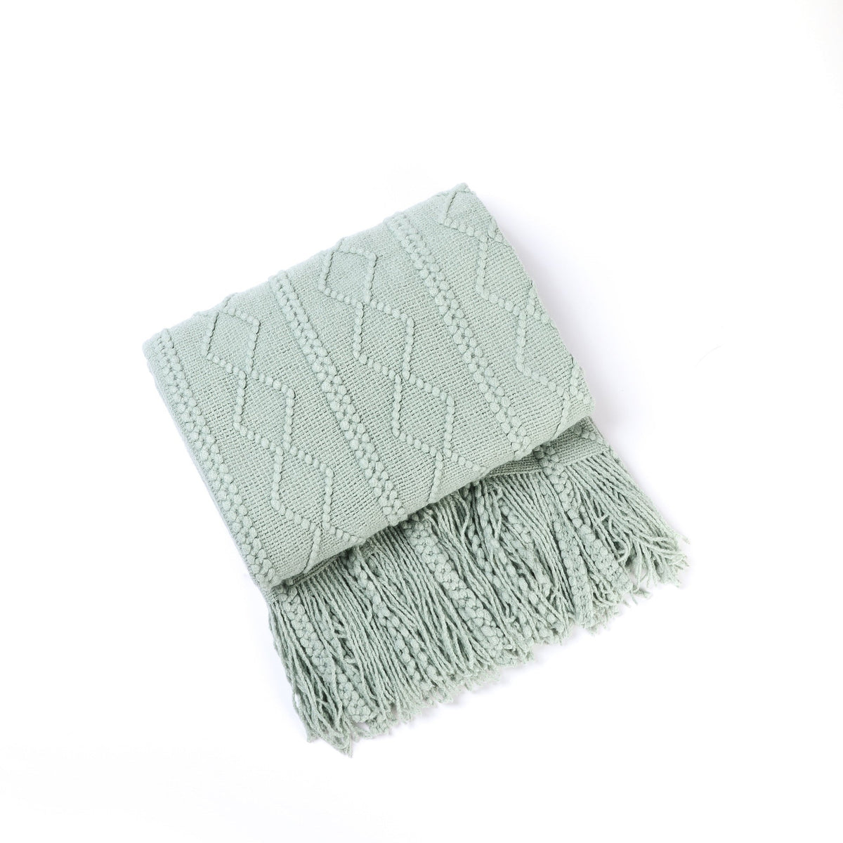 Dames Gebreide Sjaal Getextureerd Design 6