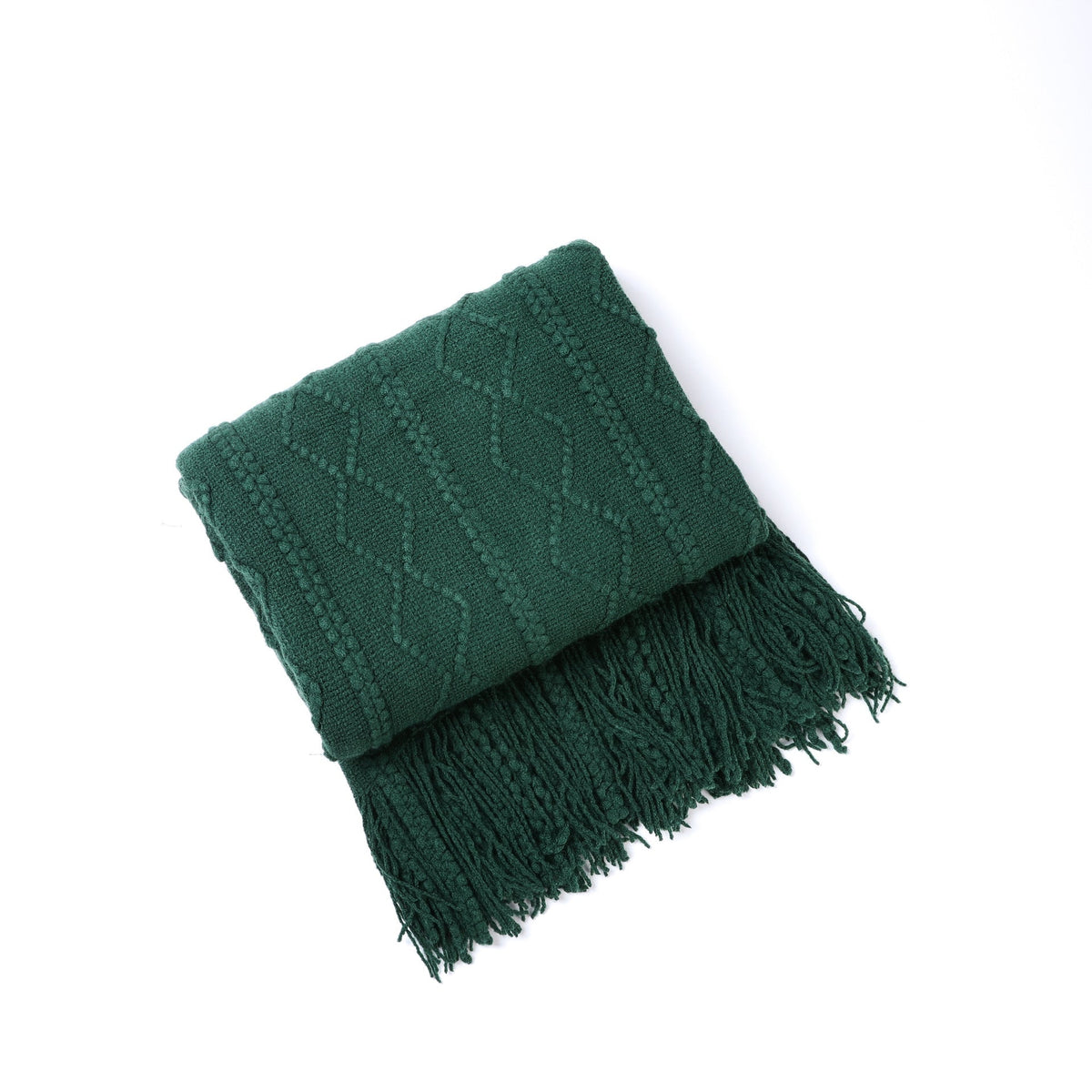 Dames Gebreide Sjaal Getextureerd Design 7