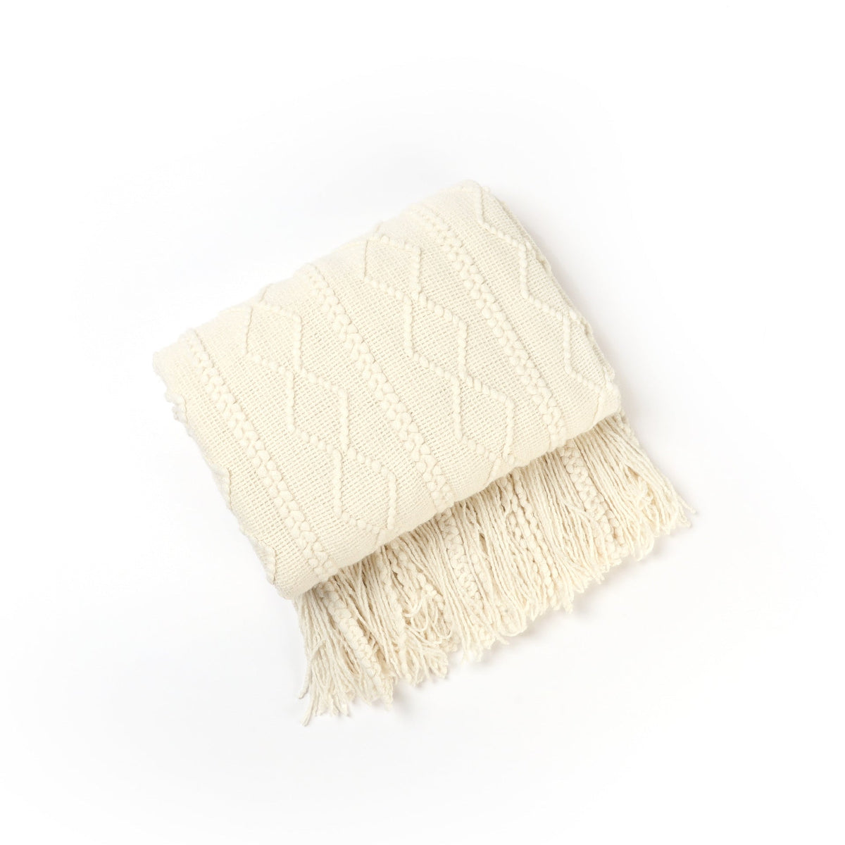 Dames Gebreide Sjaal Getextureerd Design 8