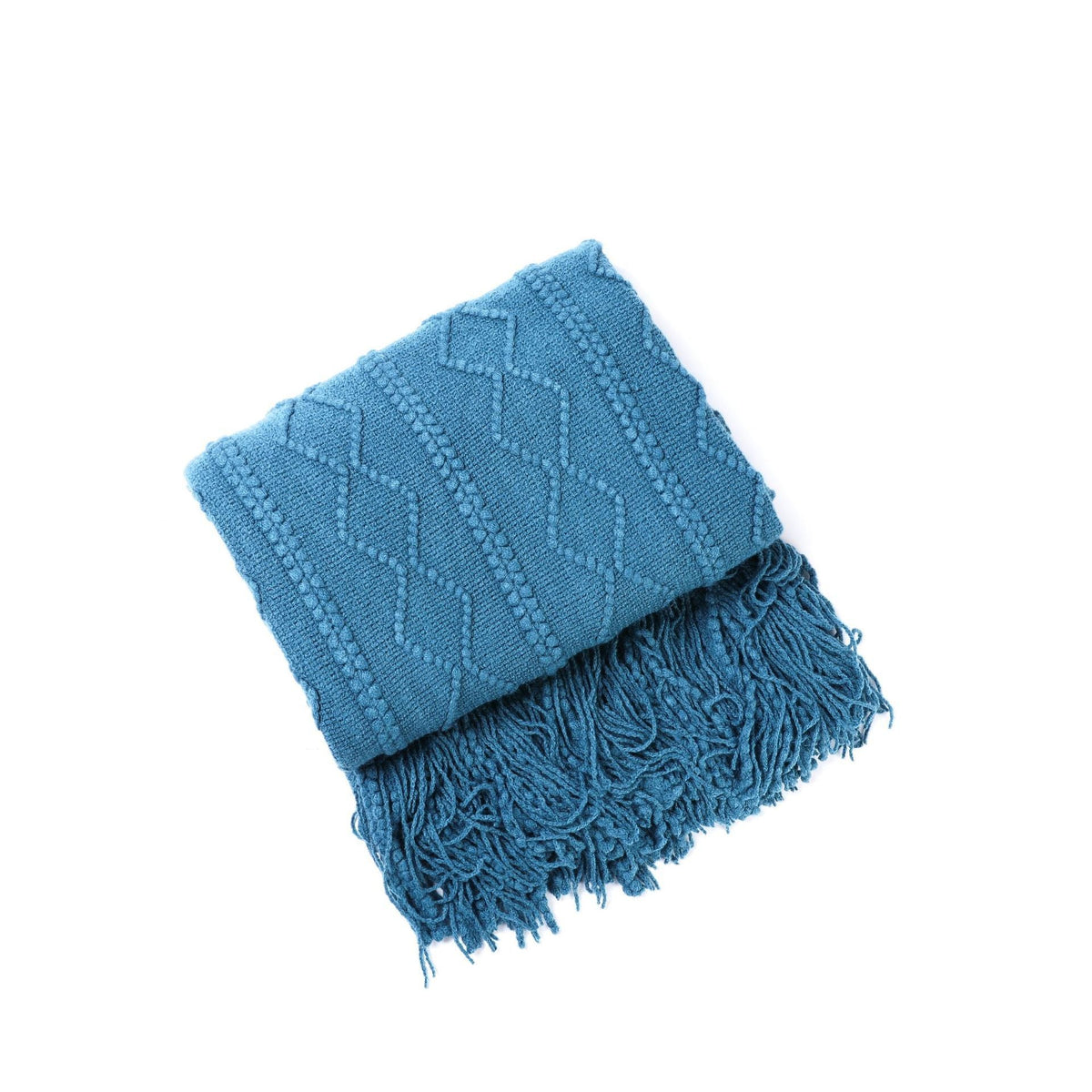 Dames Gebreide Sjaal Getextureerd Design 9