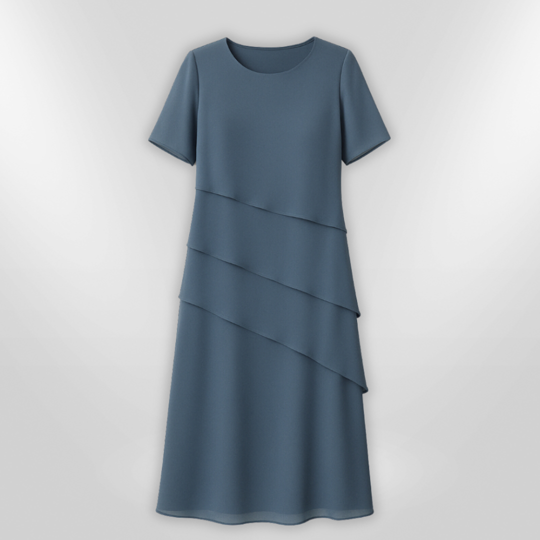 Dames Gelaagde Chiffon Jurk Voor Formele Evenementen 3