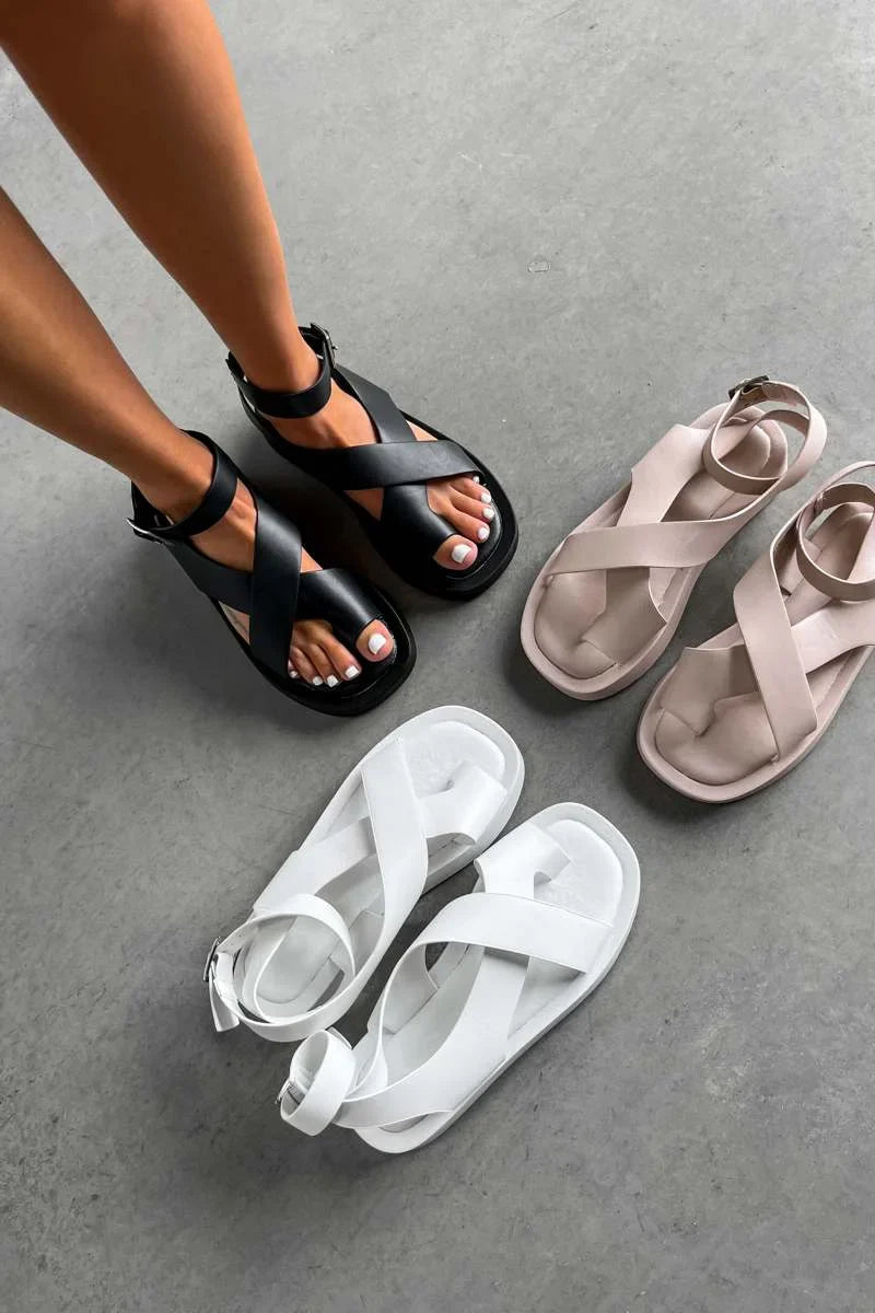 Dames Gladiator Sandalen Met Dikke Zool 8