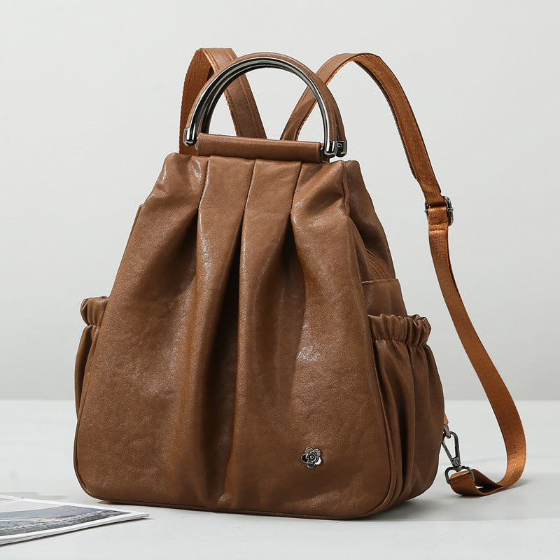 Dames Handtas Geplooid Design Met Ruim Hoofdvak 1