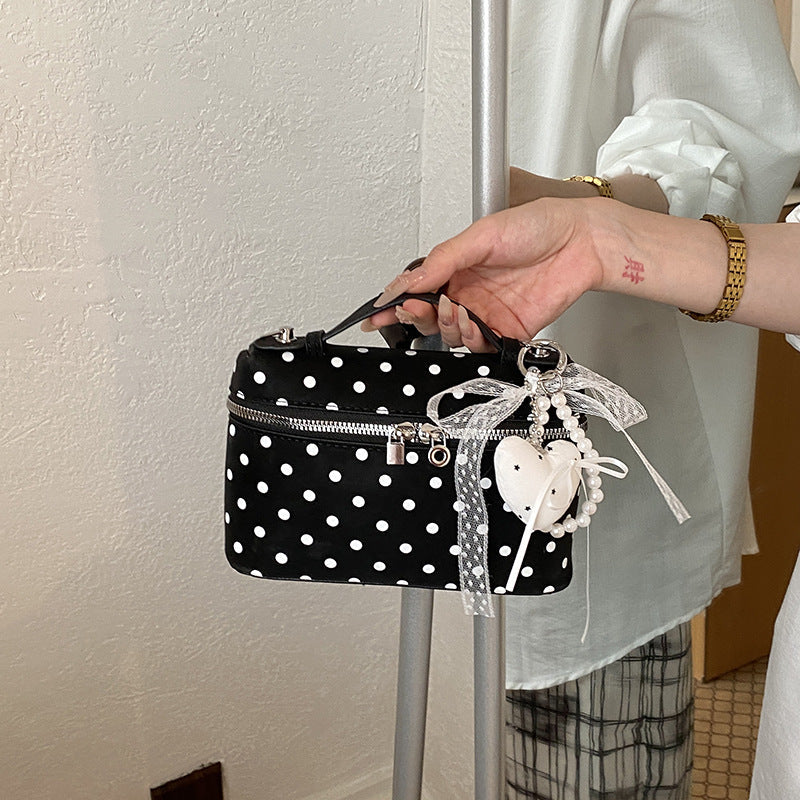 Dames Handtas Polka Dot Met Boogdetail Voor Elke Gelegenheid 1