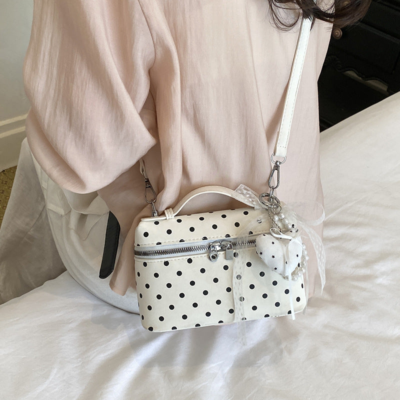 Dames Handtas Polka Dot Met Boogdetail Voor Elke Gelegenheid 2