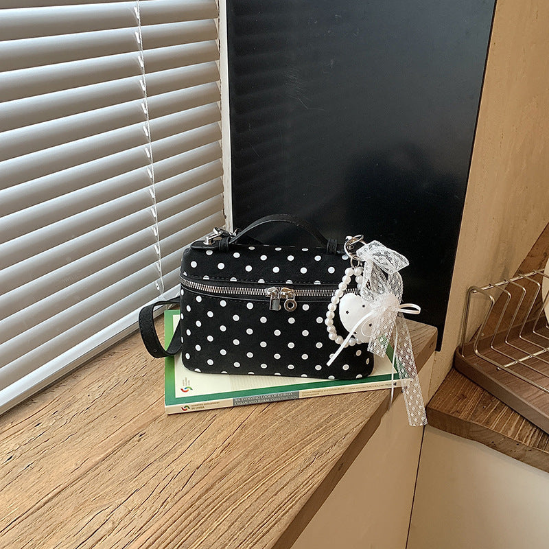Dames Handtas Polka Dot Met Boogdetail Voor Elke Gelegenheid 9