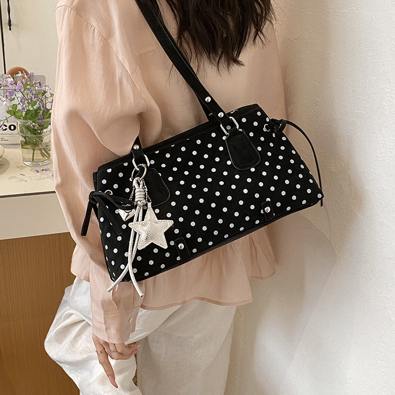 Dames Handtas Polka Dot Speelse Stijl 1