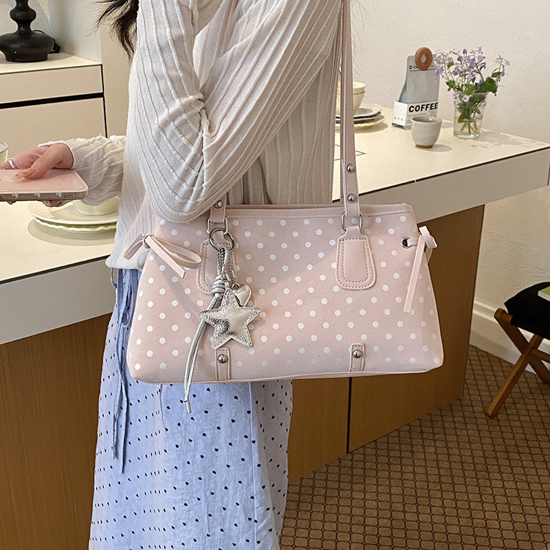 Dames Handtas Polka Dot Speelse Stijl 3