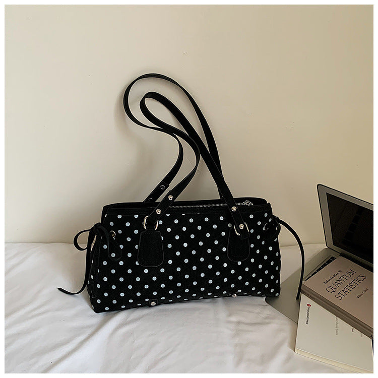 Dames Handtas Polka Dot Speelse Stijl 8