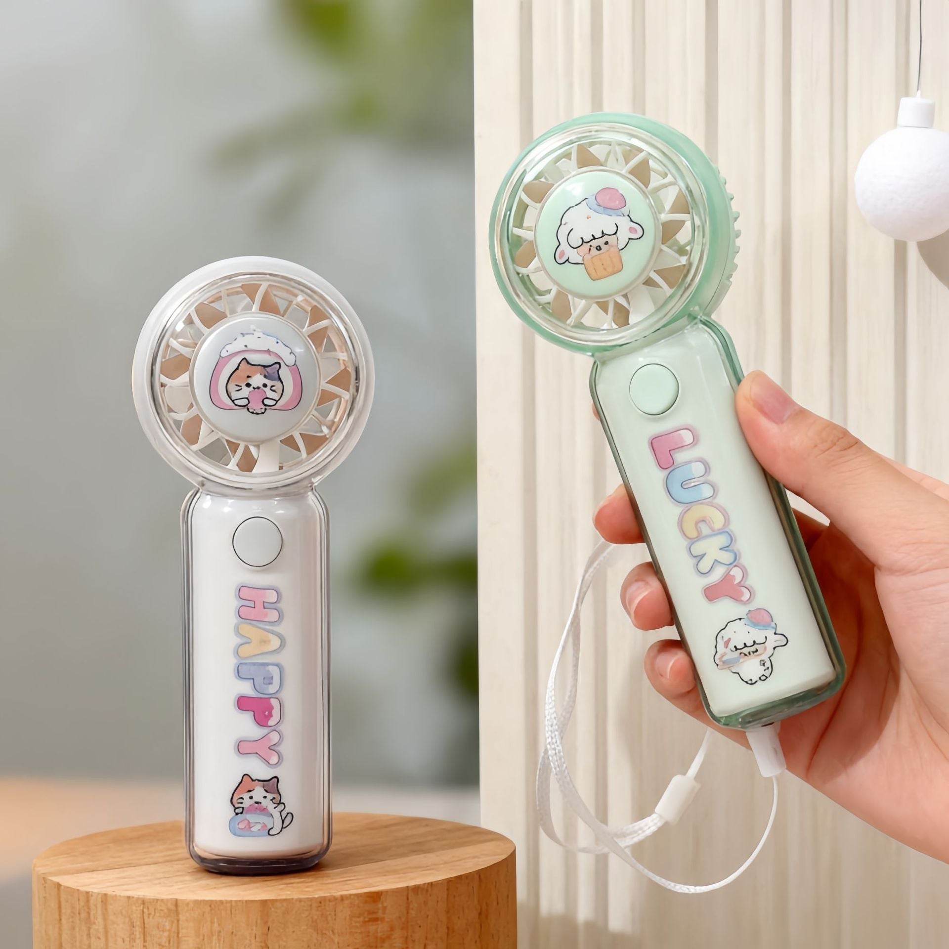 Dames Handventilator Dierendesign Compact en Draagbaar 2