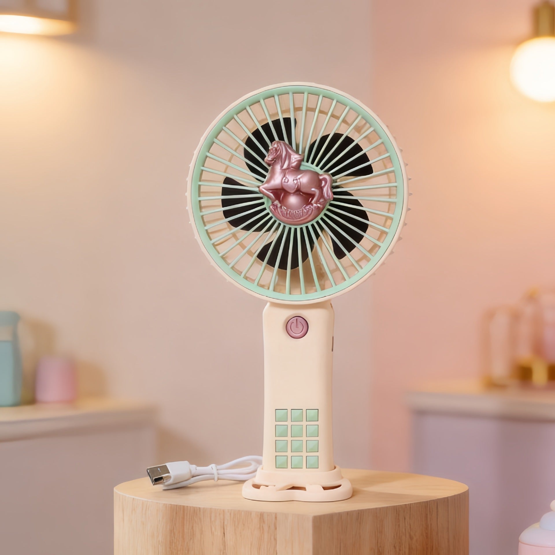 Dames Handventilator Draagbaar met Eenhoornontwerp 7