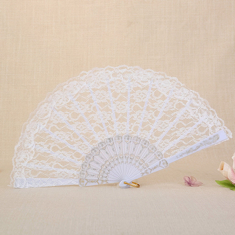 Dames Handventilator Kanten Stijlvol Accessoire 0
