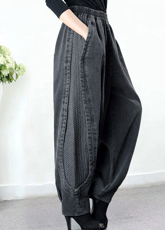 Dames Harem Broek met Patchwork en Zakken 0