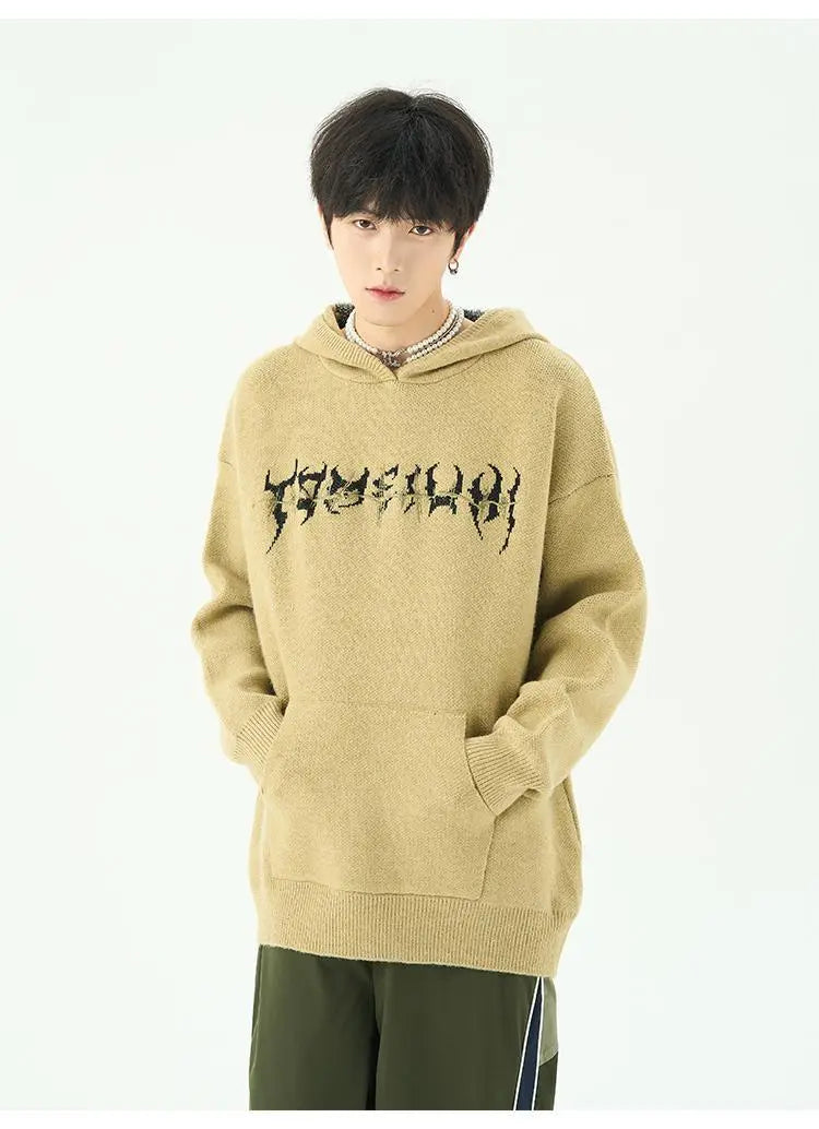 Dames Hoodie Slouchy Wol Met Kap Casual Trui 3