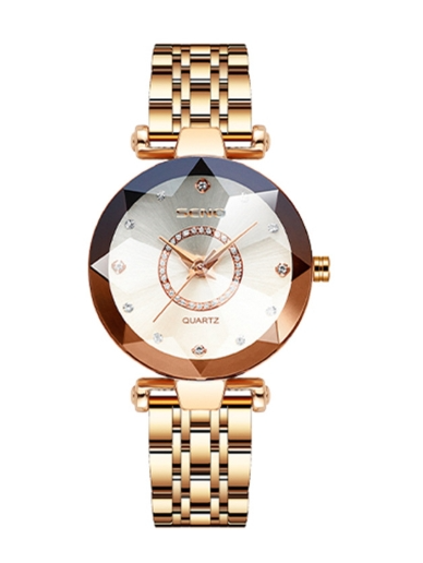 Dames Horloge Gradient Wijzerplaat met Roségouden Accenten 7
