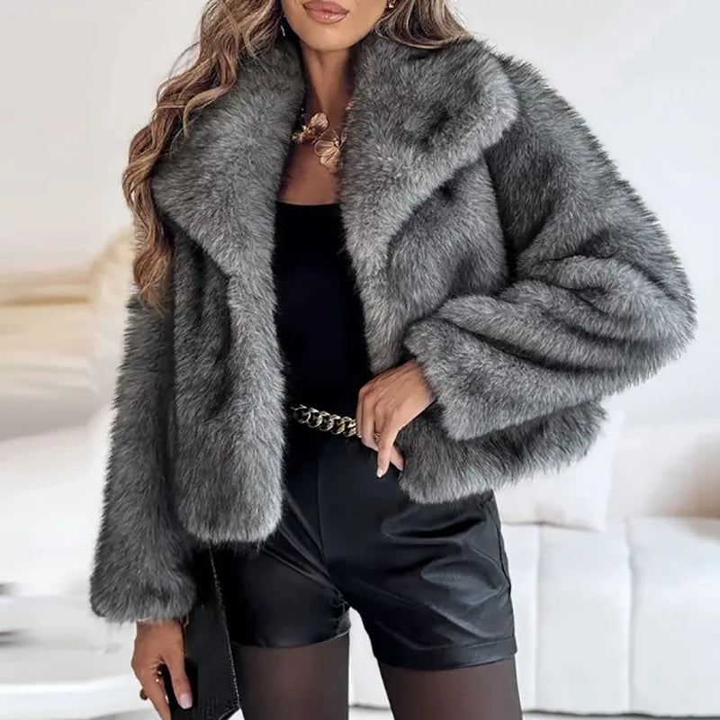 Dames Jas Korte Modieuze Winterstijl 4