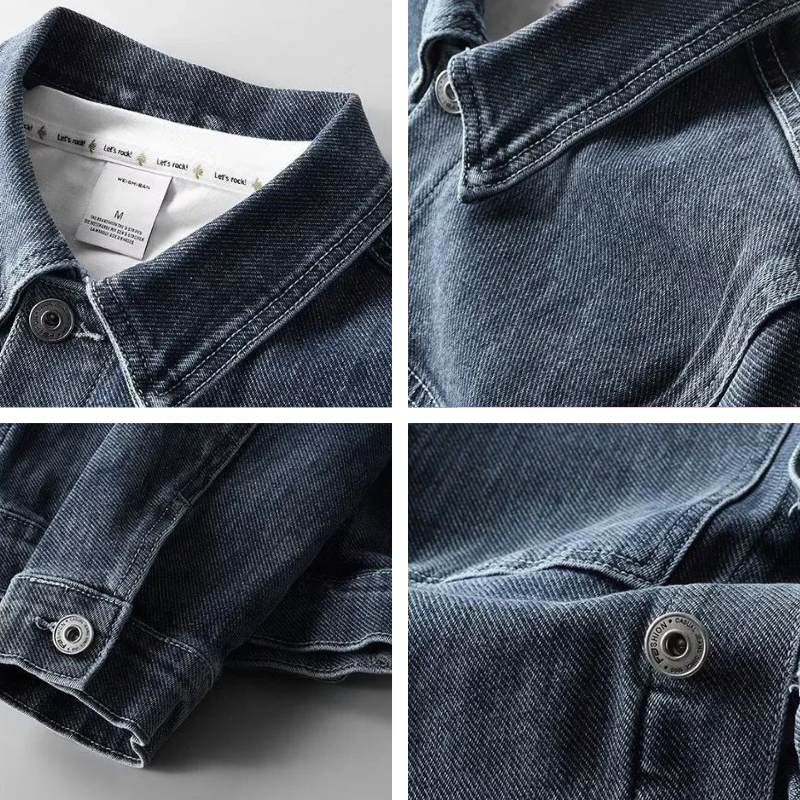 Dames Jasje Lichtgewicht Casual Katoen Denim 2