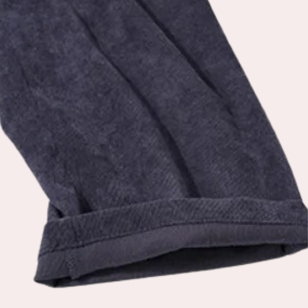 Dames Jumpsuit Feestelijk van Fluweel met Lange Broeken 3