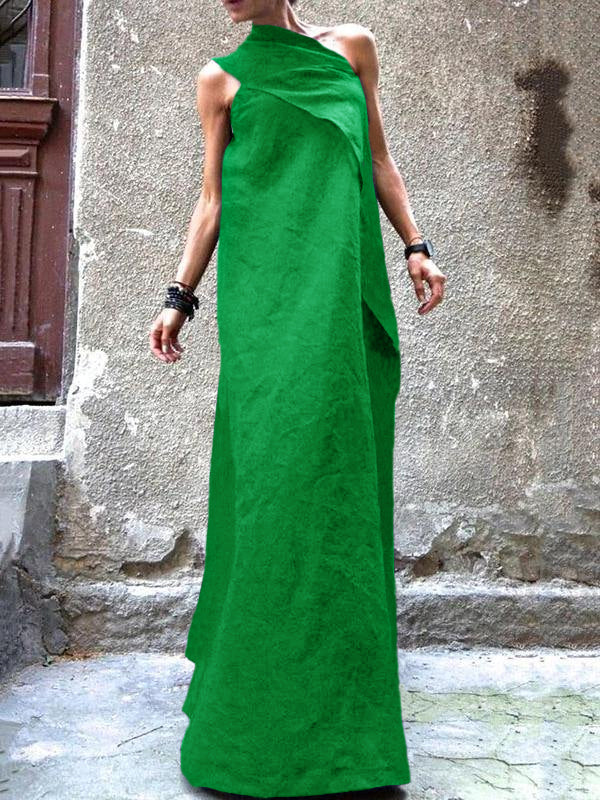 Dames Jurk Mouwloos Patchwork Voor Zomer 6