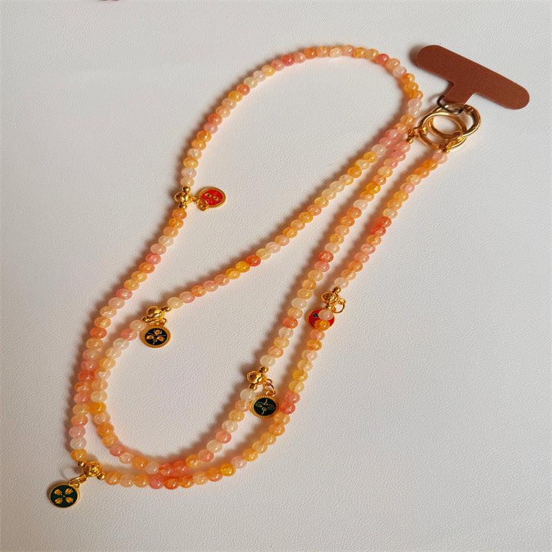Dames Ketting Meerstrengig Met Kralen En Strikdetail 0