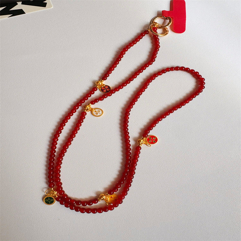 Dames Ketting Meerstrengig Met Kralen En Strikdetail 3