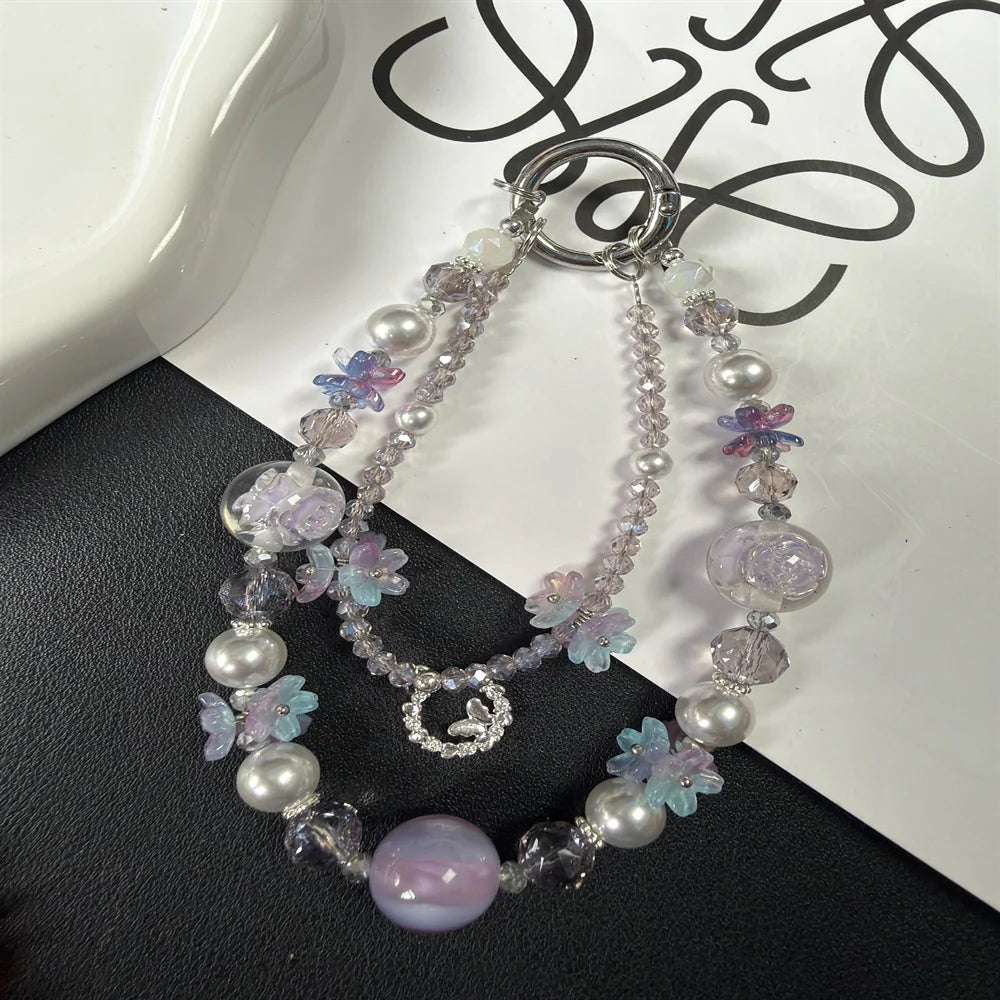 Dames Ketting met Bloemenkralen Design 0