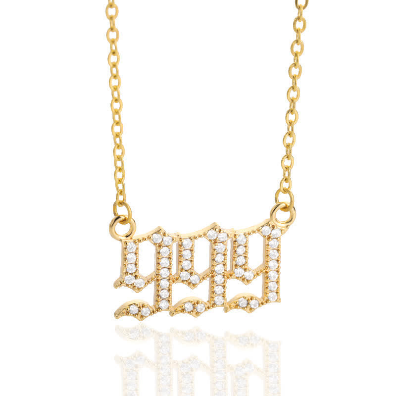 Dames Ketting met Engelnummer Design 10