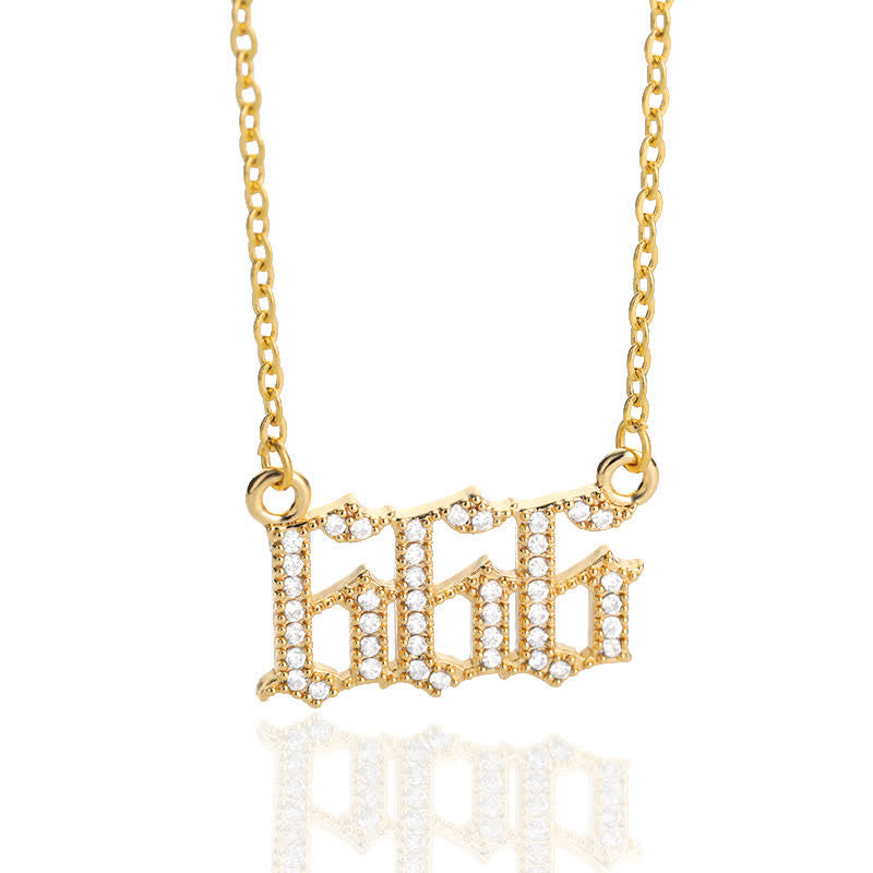 Dames Ketting met Engelnummer Design 13