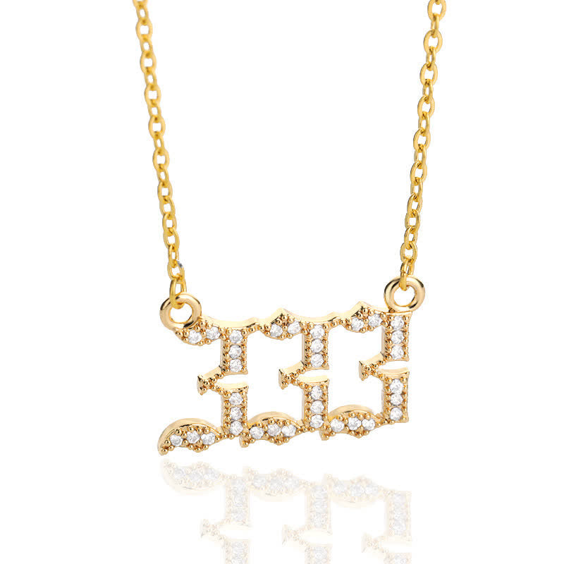 Dames Ketting met Engelnummer Design 17
