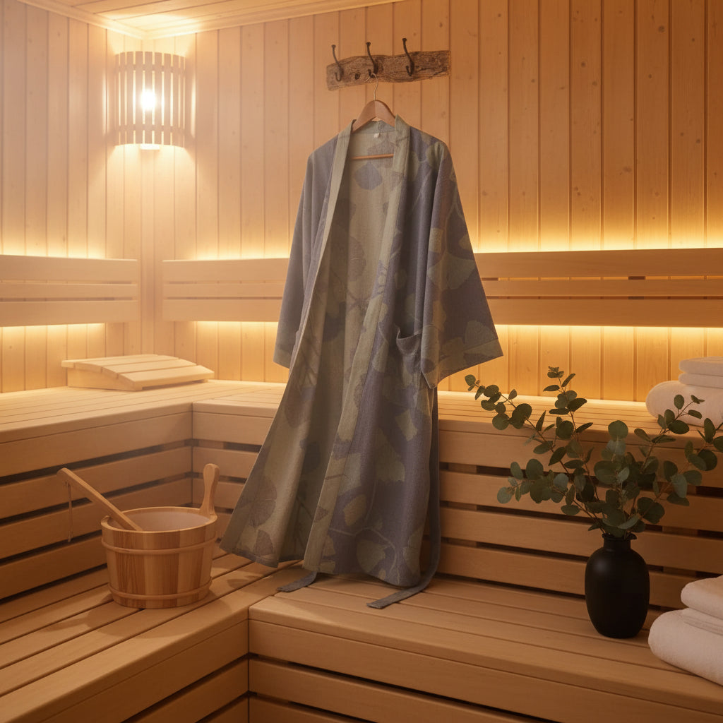 Dames Kimono Badjas Met Omkeerbaar Ontwerp 3